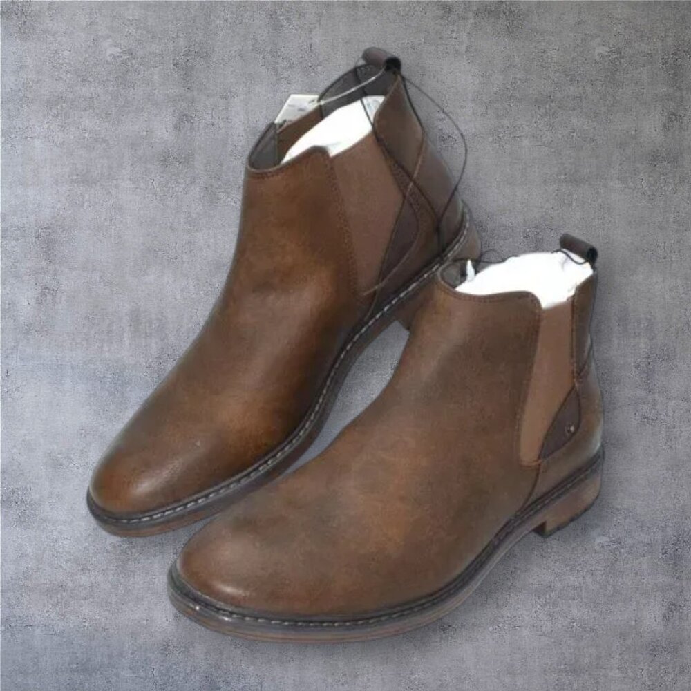 NWT B-52 by Bull Boxer Franklin Ankle Boot Brown Men's SZ 8